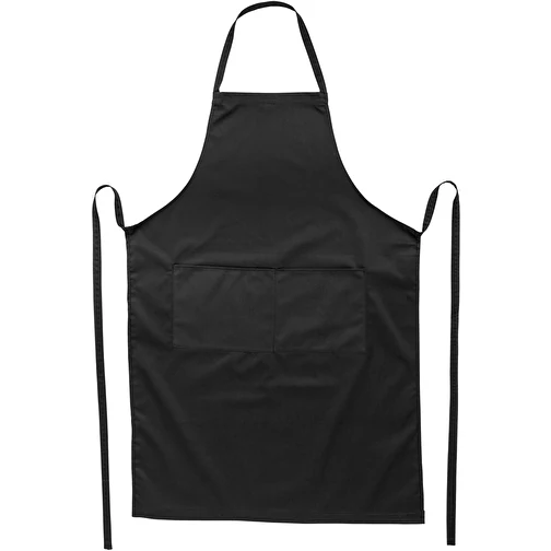 Viera 240 g/m² Schürze (schwarz, Polyester Baumwolle, 240 g/m2, 225g) als Werbegeschenke Auf Art.Nr. 2789