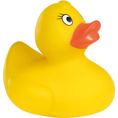 DUCK. Gummiente (gelb, PVC, 38g) als Werbemittel Auf Art.Nr. 418235