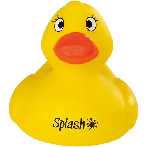 DUCK. Gummiente (gelb, PVC, 38g) als Werbemittel Auf Art.Nr. 418235