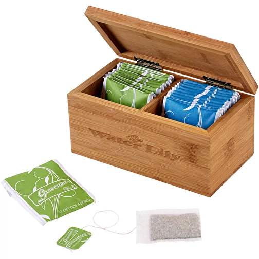 BURDOCK. Teebox (natur, Bambus, 436g) als Werbeartikel Auf GIFFITS.de |  Art.Nr. 418470