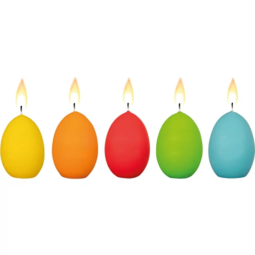 LogoEi Kerze bunt (frei wählbar, 59g) als Werbegeschenke Auf Art.Nr. 476858