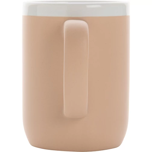 Keramiktasse mit weißem Rand, 300ml