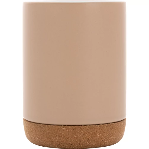 krus med korkbund (280 ml, brun, Keramisk, 299g) som giveaways på ...