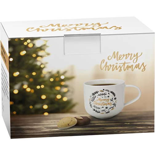 Süße Weihnachtstasse (weiß, Gemischt, 510g) als Werbemittel Auf Art.Nr. 478884