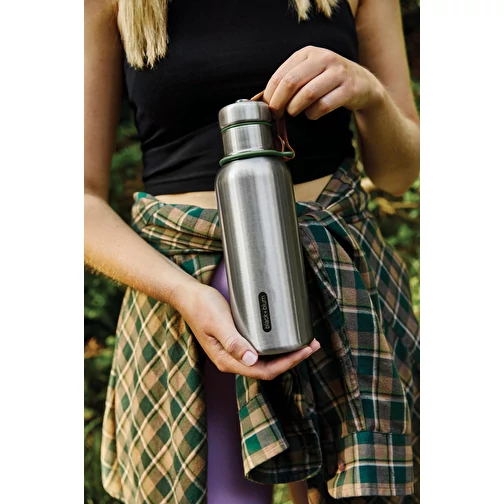 Black Blum isolierte Wasserflasche klein, 500ml (500 ml, olivgrün, Edelstahl, 270g) als Werbeartikel Auf Art.Nr. 566121