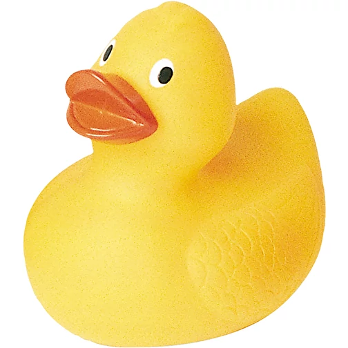 Quietsche-Ente (gelb / orange, PVC, 58g) als Werbeartikel Auf Art.Nr. 56770