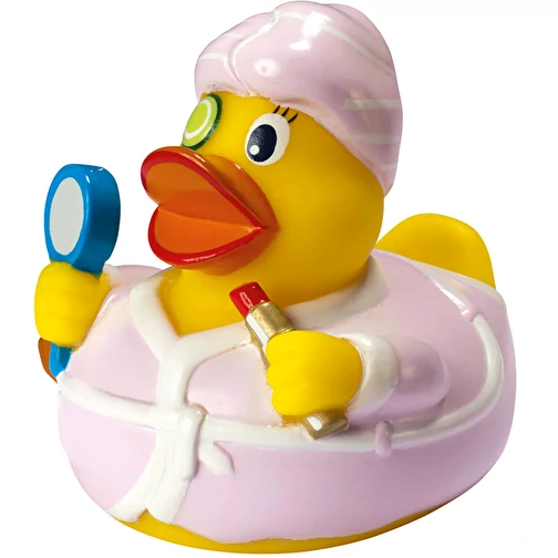 Quietsche-Ente Beauty (mehrfarbig, PVC, 47g) als Werbeartikel Auf Art.Nr. 56990