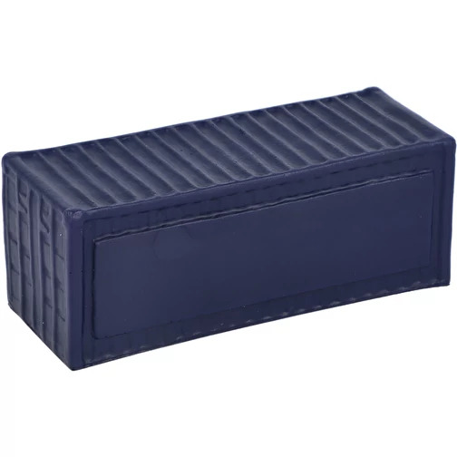 Anti-Stress-Container (dunkelblau, PU, 28g) als Werbegeschenke Auf ...